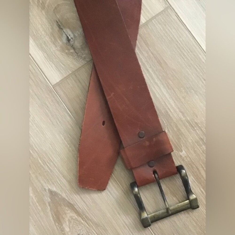 Western Harness Cowhide Belt 36
